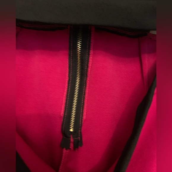 Black & Pink Cutout Mini Party Club Dress Forever 21 Size Large Colorblock - Picture 4 of 15